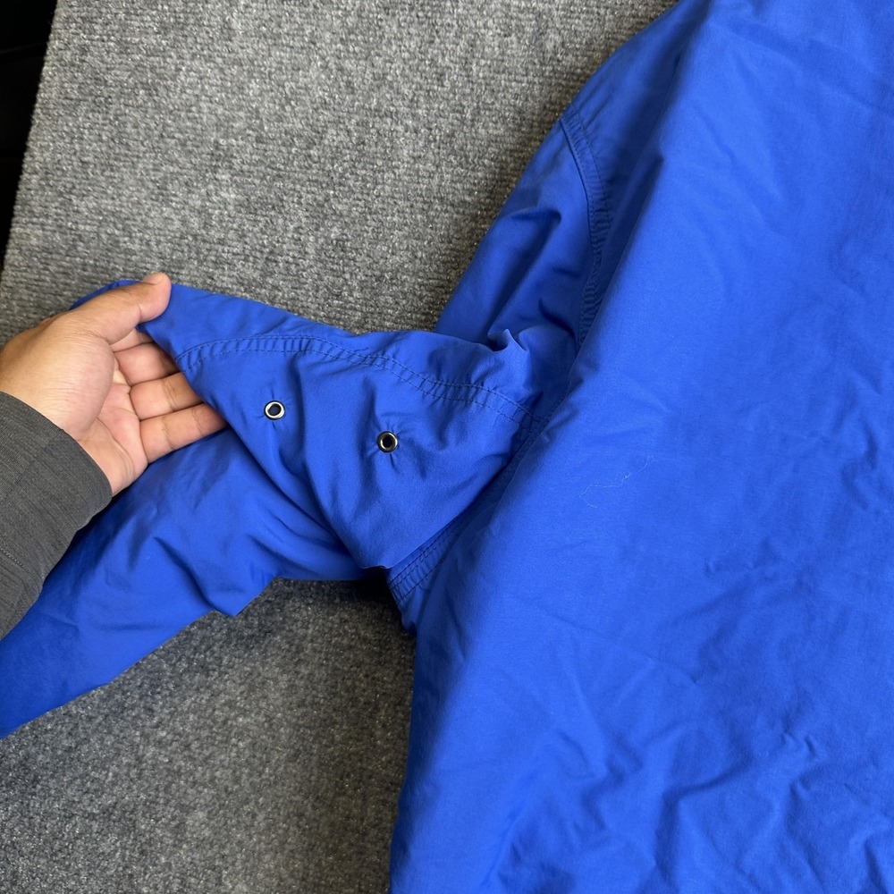 Vintage Eddie Bauer Jacket Mens 2XLT Blue Fleece Lined Bomber Made USA - Picture 8 of 11